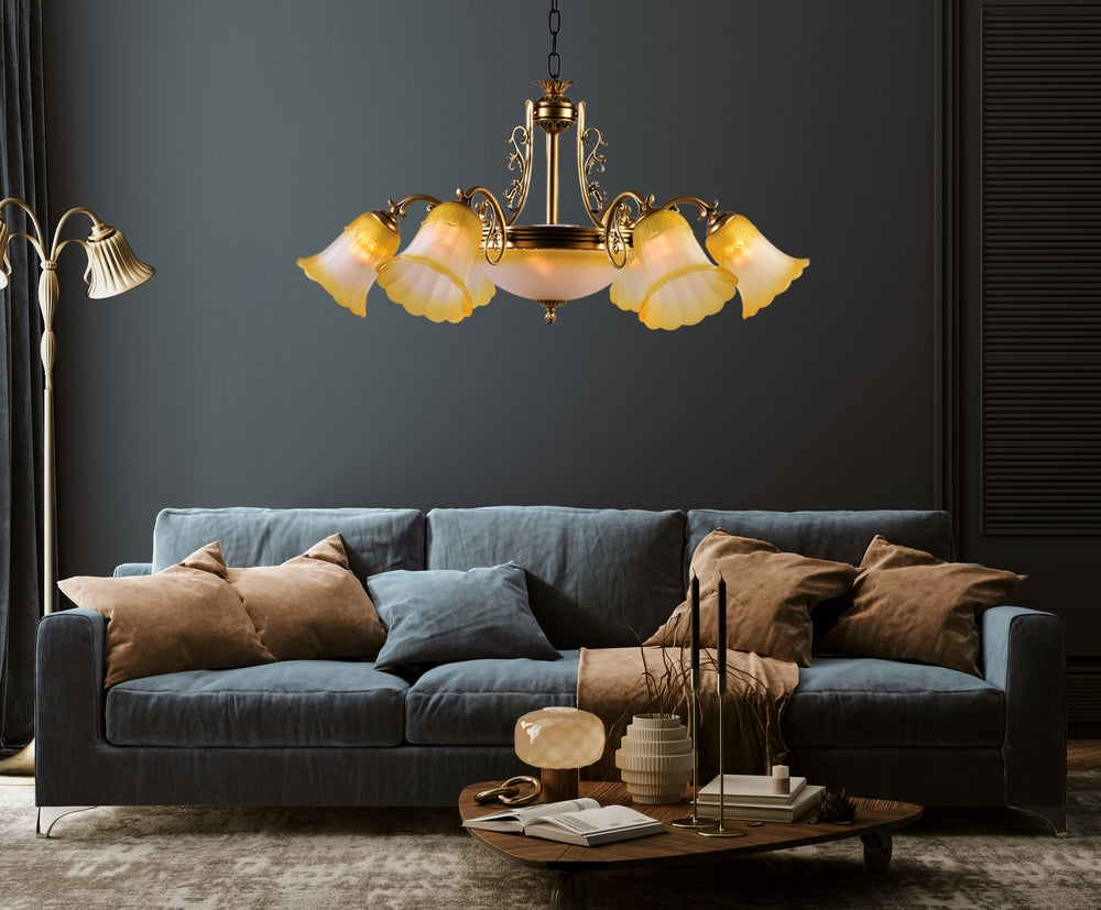 Mandala Chandelier 6 Arms