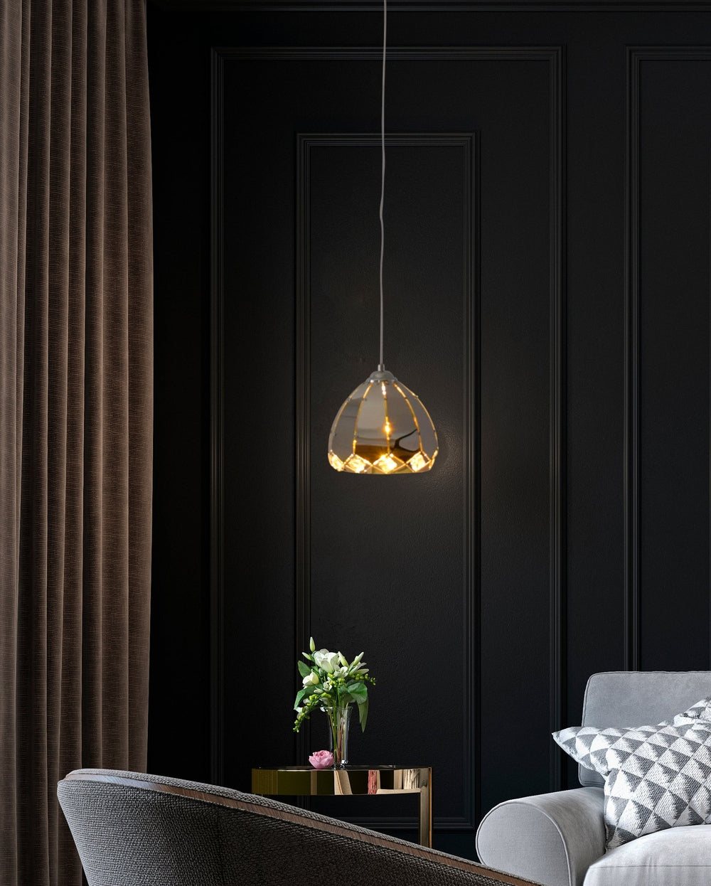 Chrome Pendant Light