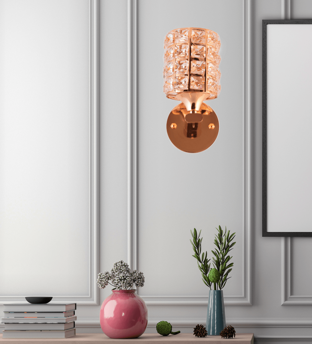 Wall Light with Crystals