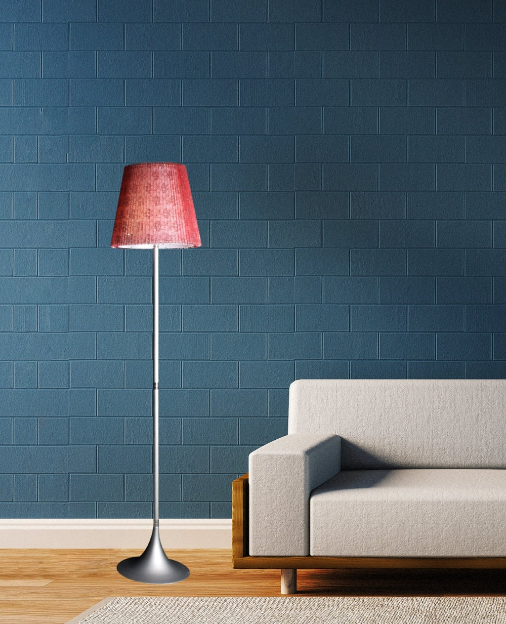 Modern Acrylic Shade Floor Lamp