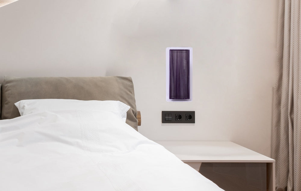 Purple Shade Wall Light
