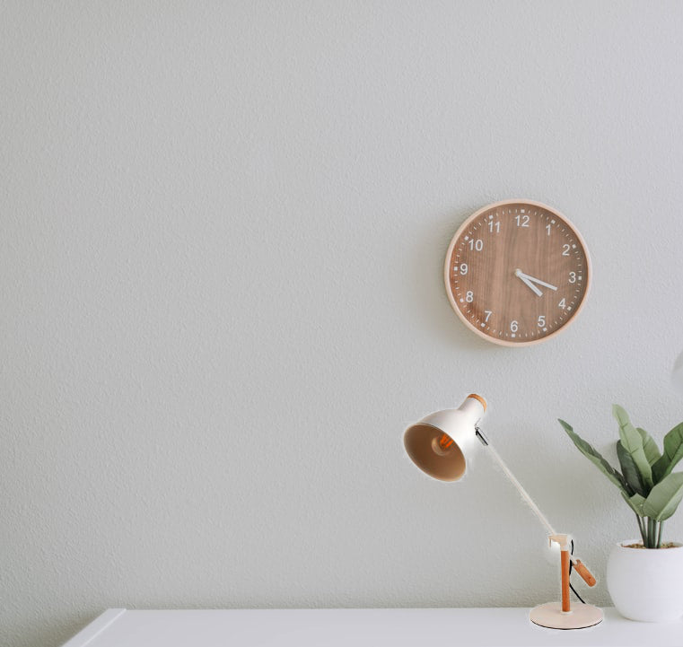 White Oak Swing Arm Desk Lamp