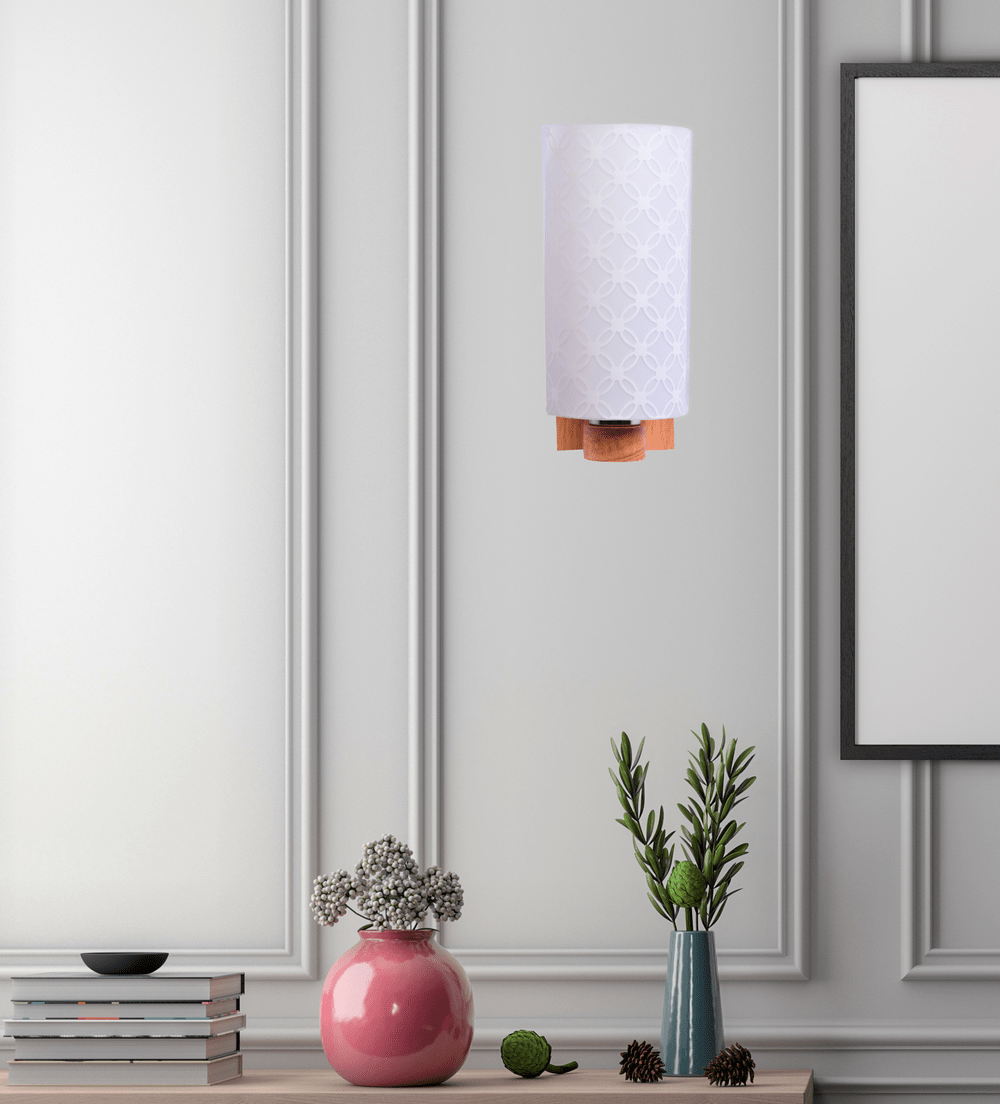 Wall Light Decorative White Glass E27