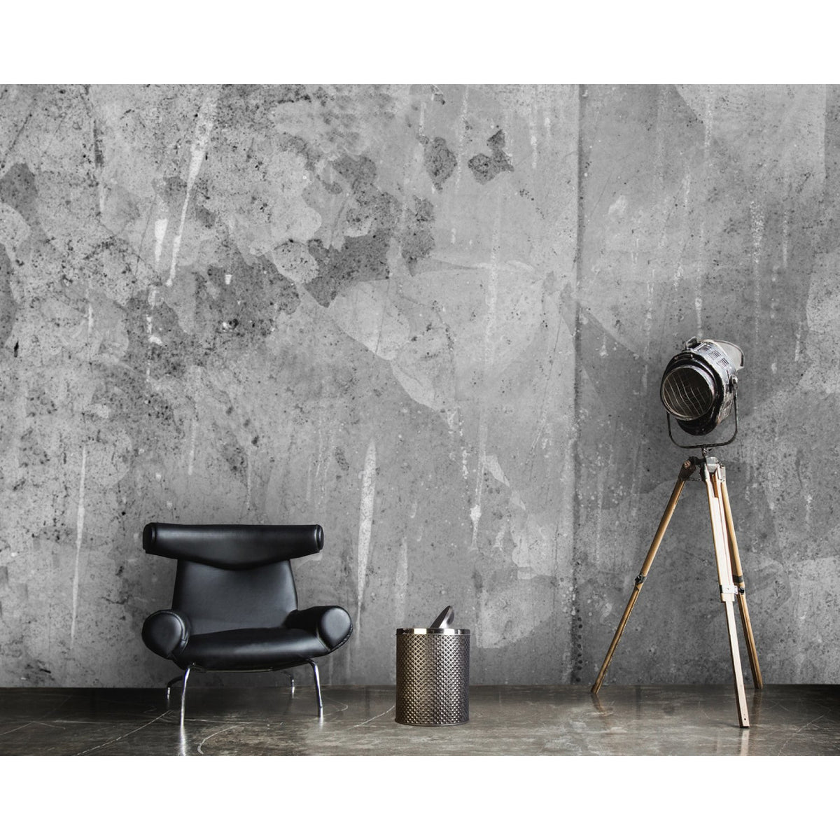 Swing Top Dark Brown Trash Can, 16 Litres-Starry Night