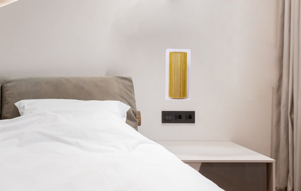 Yellow Shade Wall Light