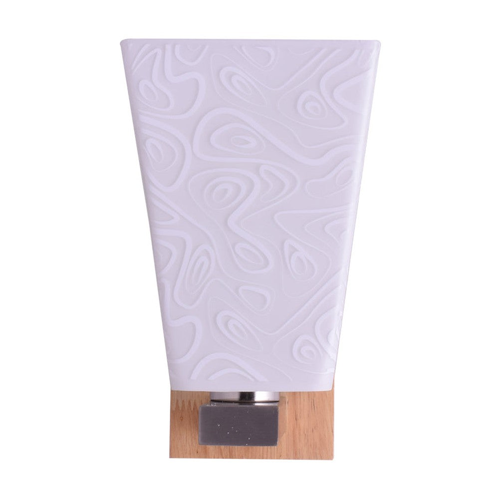 Decorative White Wall Light with Brown Back-Starry Night