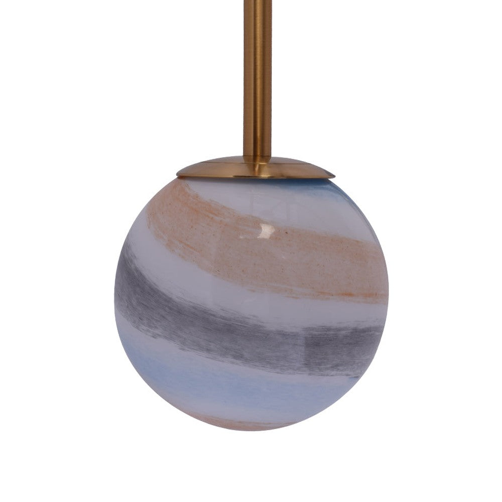 8 Marble Glass Modern Chandelier-Starry Night