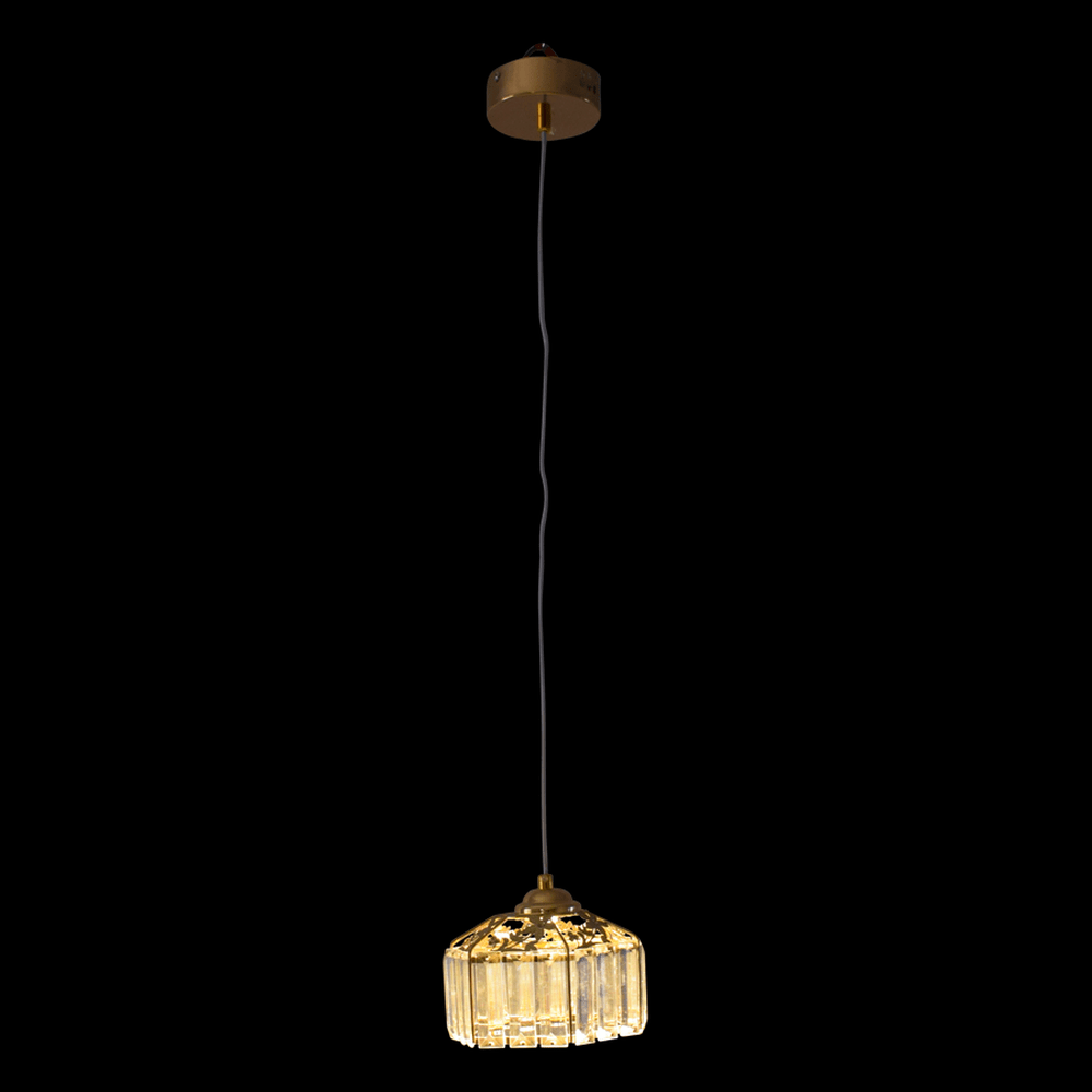 Flower Pattern Crystals Hanging Light