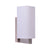 White Glass Wall Light With Pattern-Starry Night