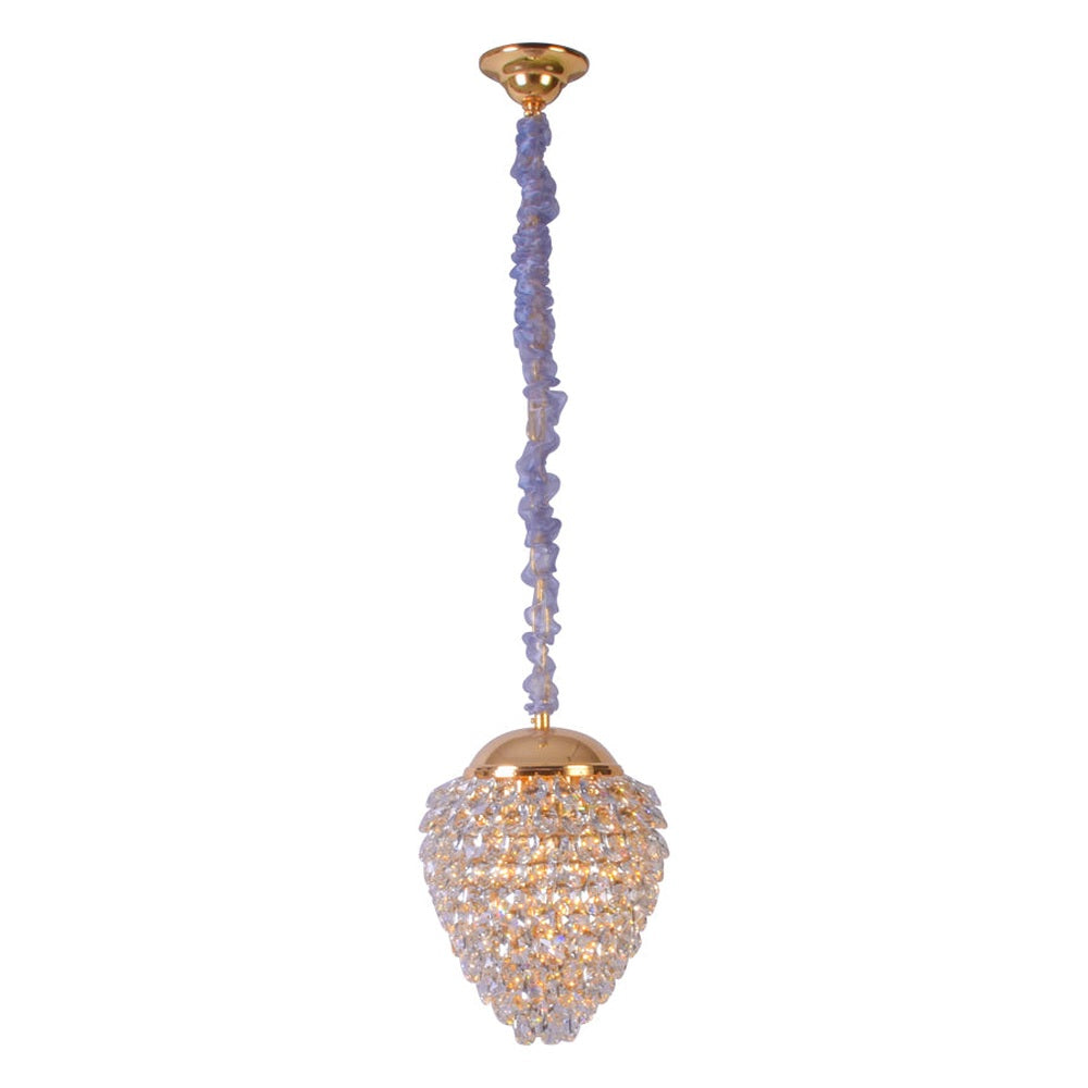 Gold Drop Crystal Chandelier
