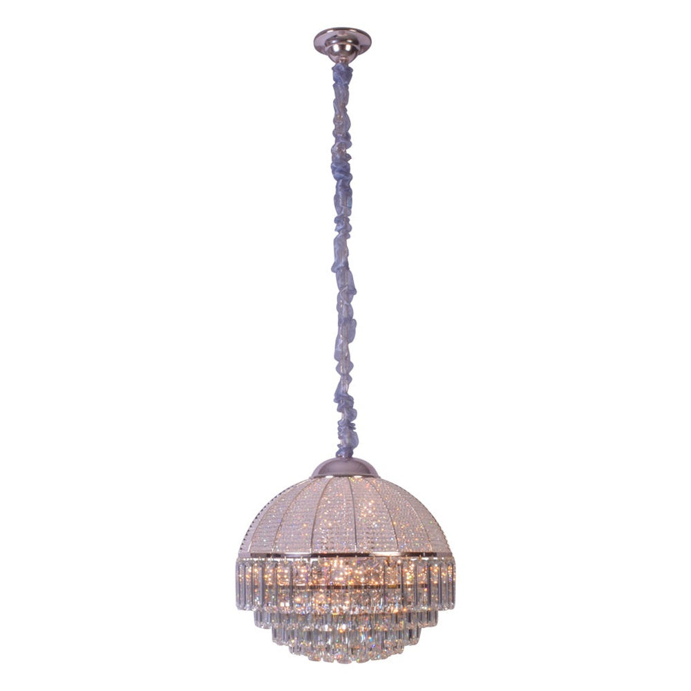 Sophisticated Dome Crystal Chandelier, 450mm