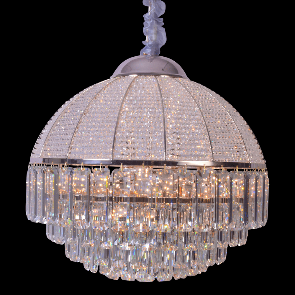 Sophisticated Dome Crystal Chandelier, 450mm