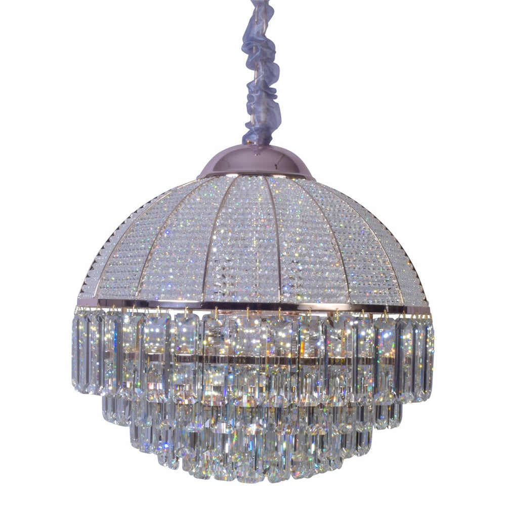 Sophisticated Dome Crystal Chandelier, 450mm