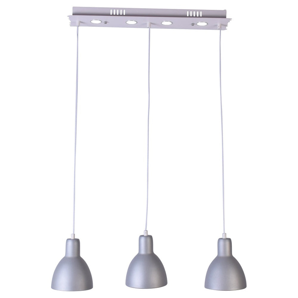 Silver LED 3 Hanging Pendant Light