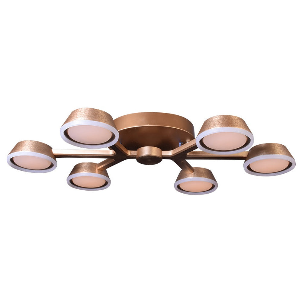 Modern Sleek Semi-Flush LED Ceiling Light-Starry Night