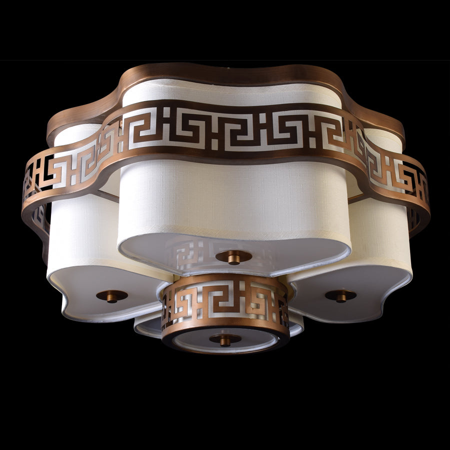 Brown Ceiling Light - 5 Lights-Starry Night