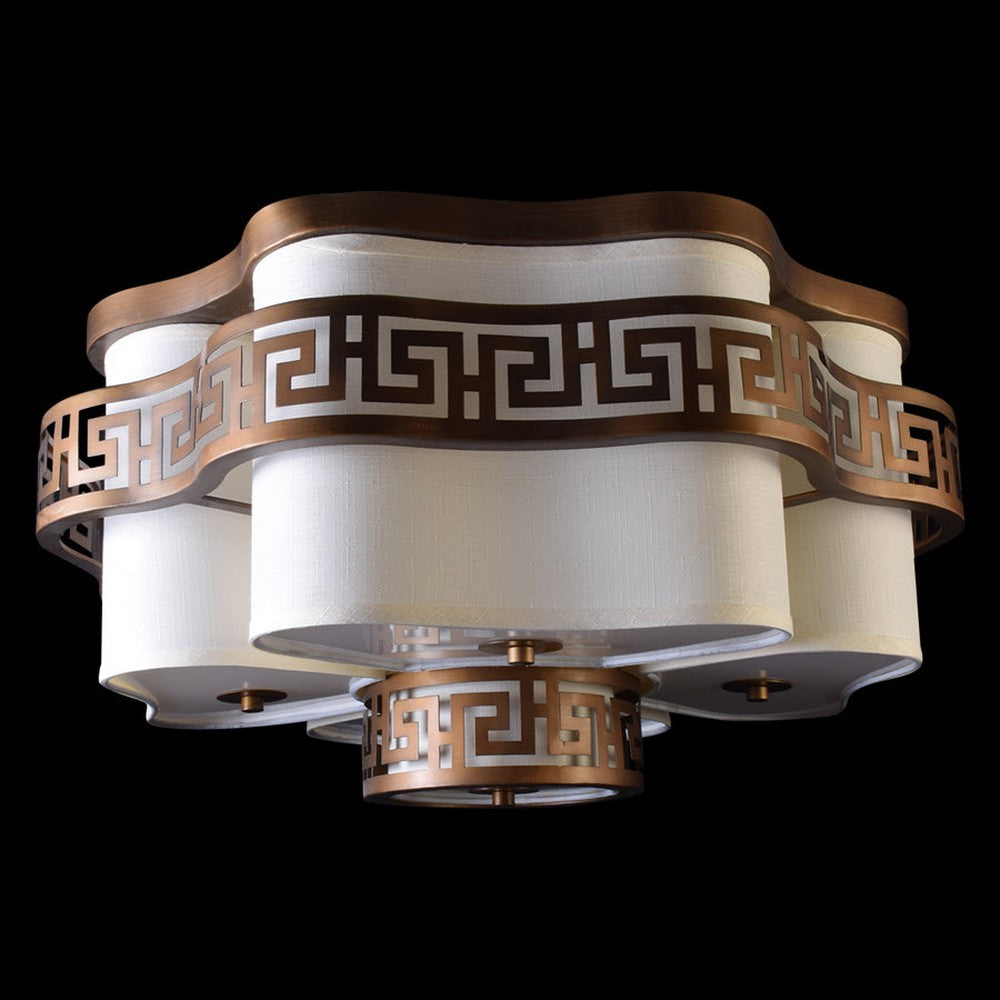 Brown Ceiling Light - 5 Lights-Starry Night