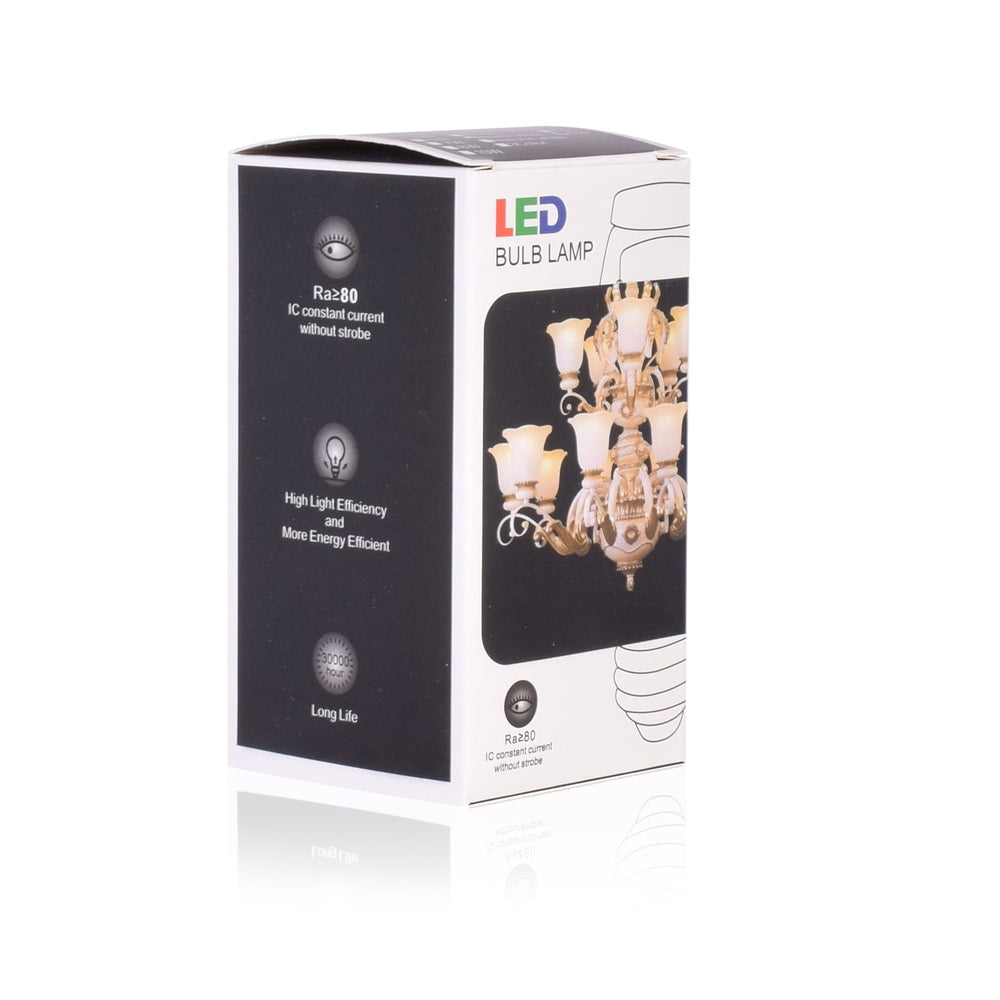 Round Glass LED Bulb 5 Watt Warm White E27-Starry Night