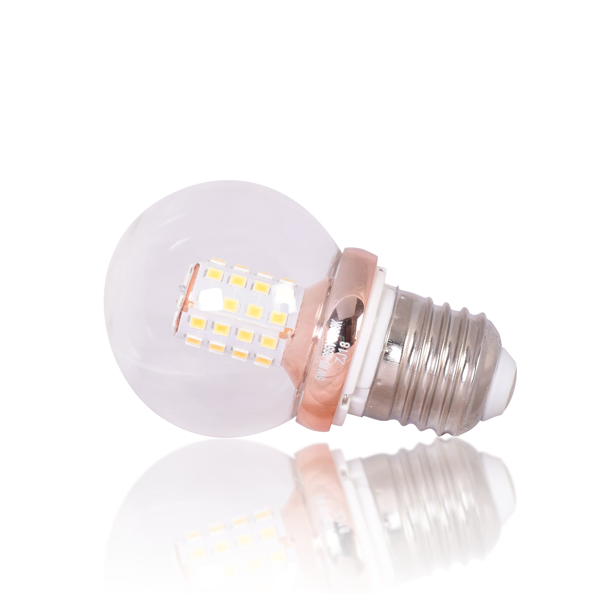 Round Glass LED Bulb 5 Watt Warm White E27-Starry Night