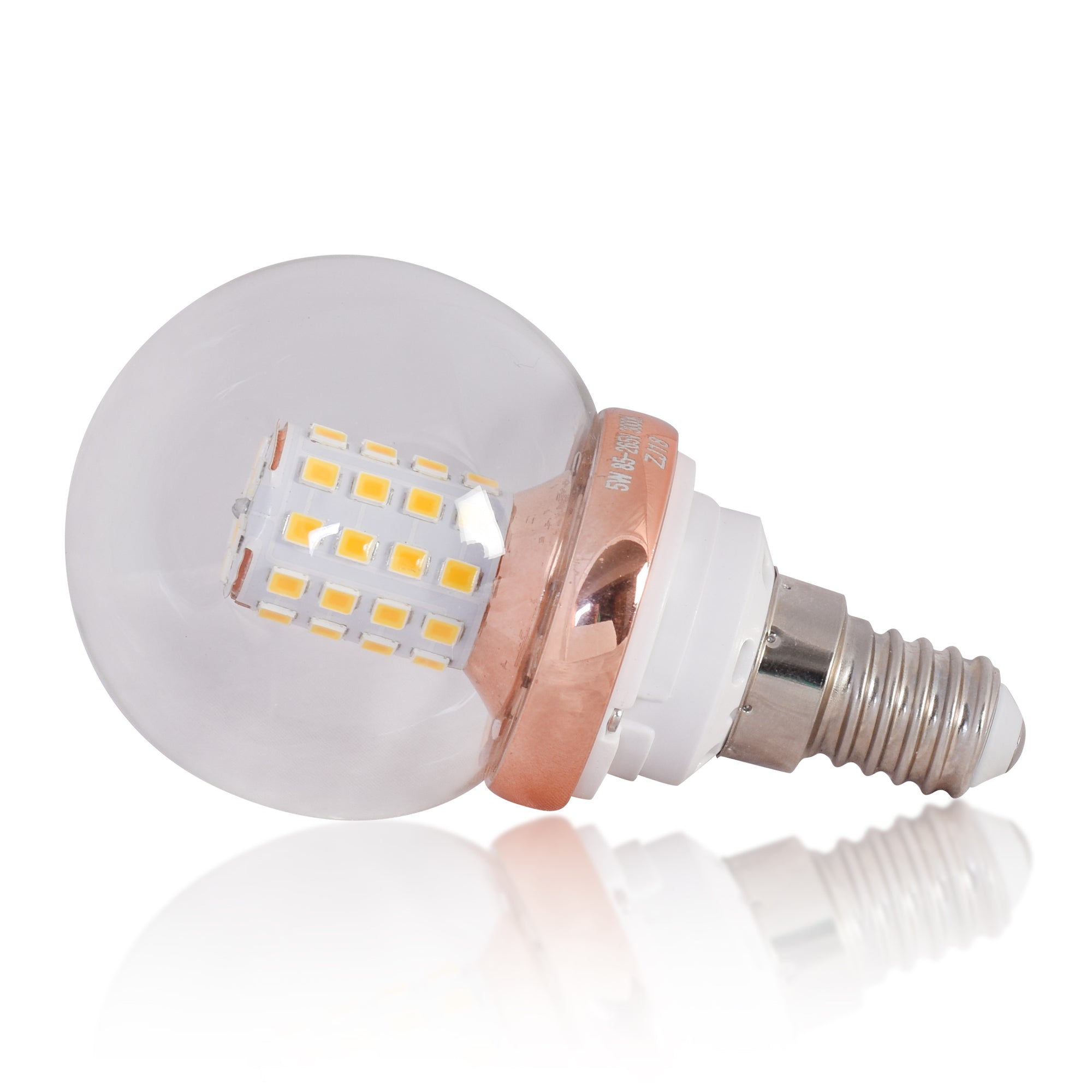 Round Glass LED Bulb 5 Watt Warm White E14-Starry Night