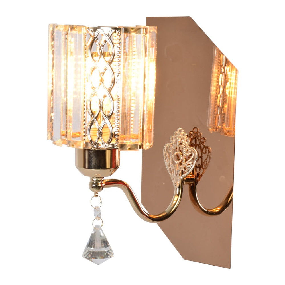 Rose Gold Decorative Wall Light with Crystals-Starry Night