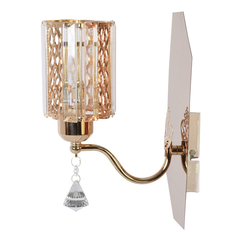 Rose Gold Decorative Wall Light with Crystals-Starry Night
