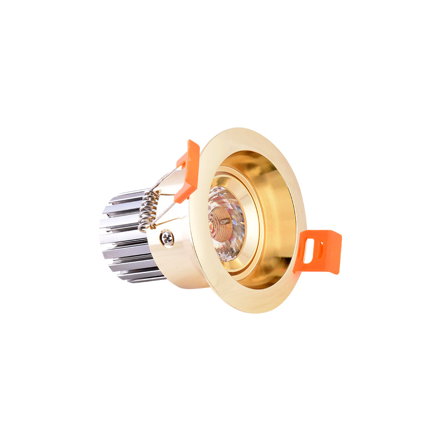 LED Recessed Downlight Anti-Glare Spotlight 5 Watt, Gold-Starry Night