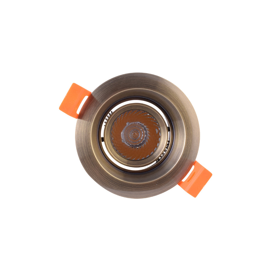 LED Recessed Downlight Anti-Glare Spotlight 5 Watt, Antique Bronze-Starry Night