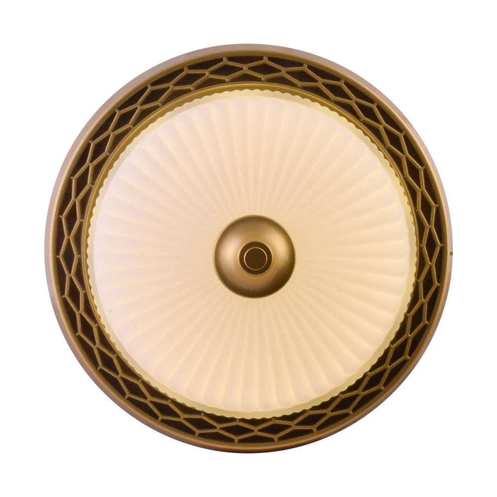 Aged Gold Ceiling Light, 12 inches