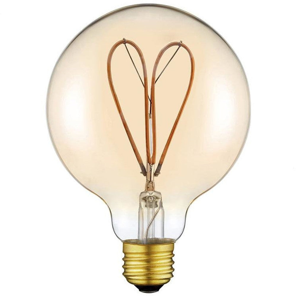 LED Edison Bulb Heart Shape 4 Watt, Warm White-Starry Night