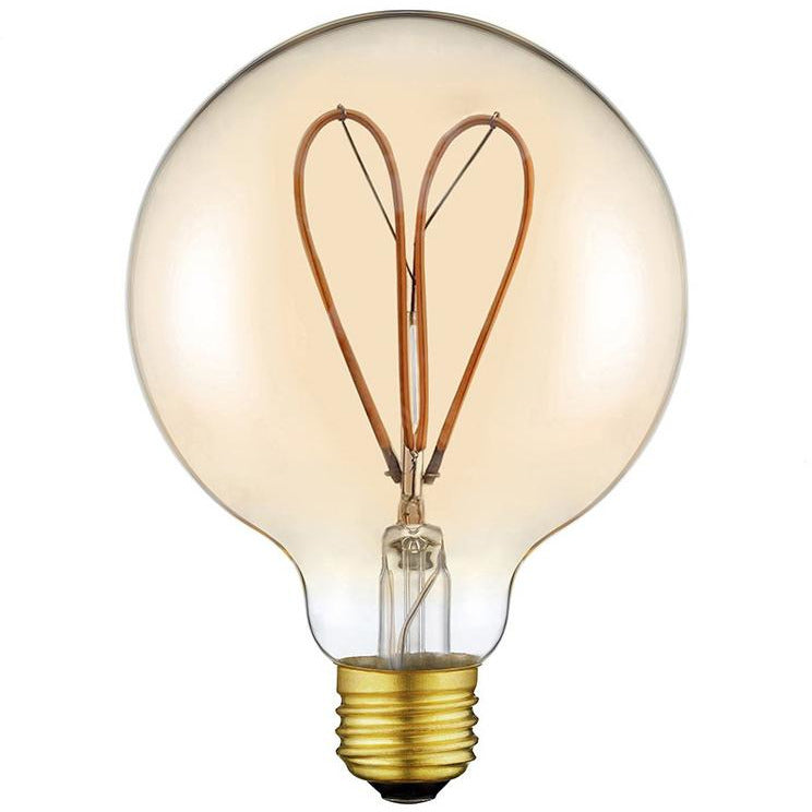 LED Edison Bulb Heart Shape 4 Watt, Warm White-Starry Night