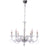 Aria Chandelier 6 Arms (Silver)