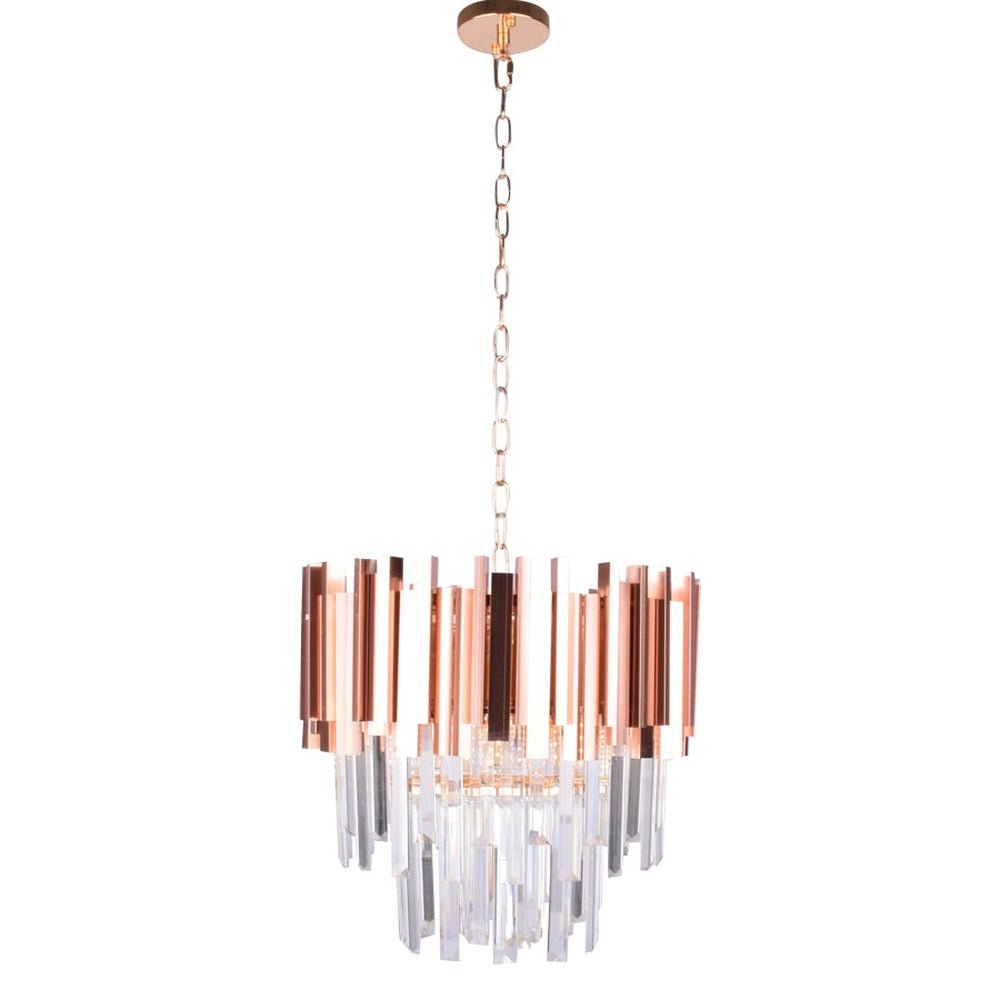 Rose Gold Crystals Chandelier, 400R