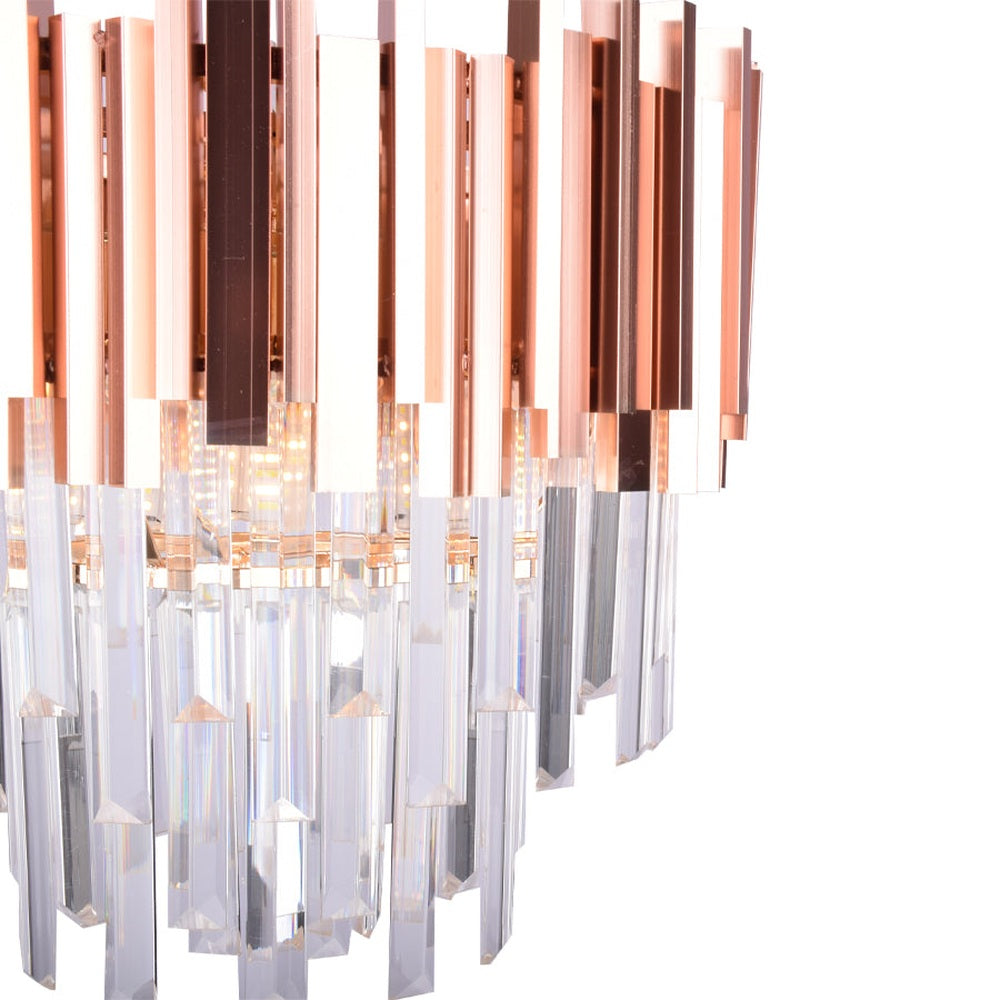 Rose Gold Crystals Chandelier, 400R