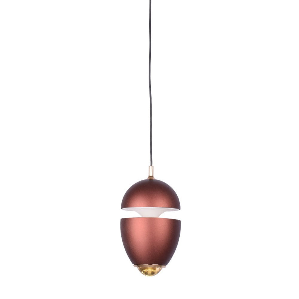 Svelte Sphere Pendant Light (Burgundy Colour)