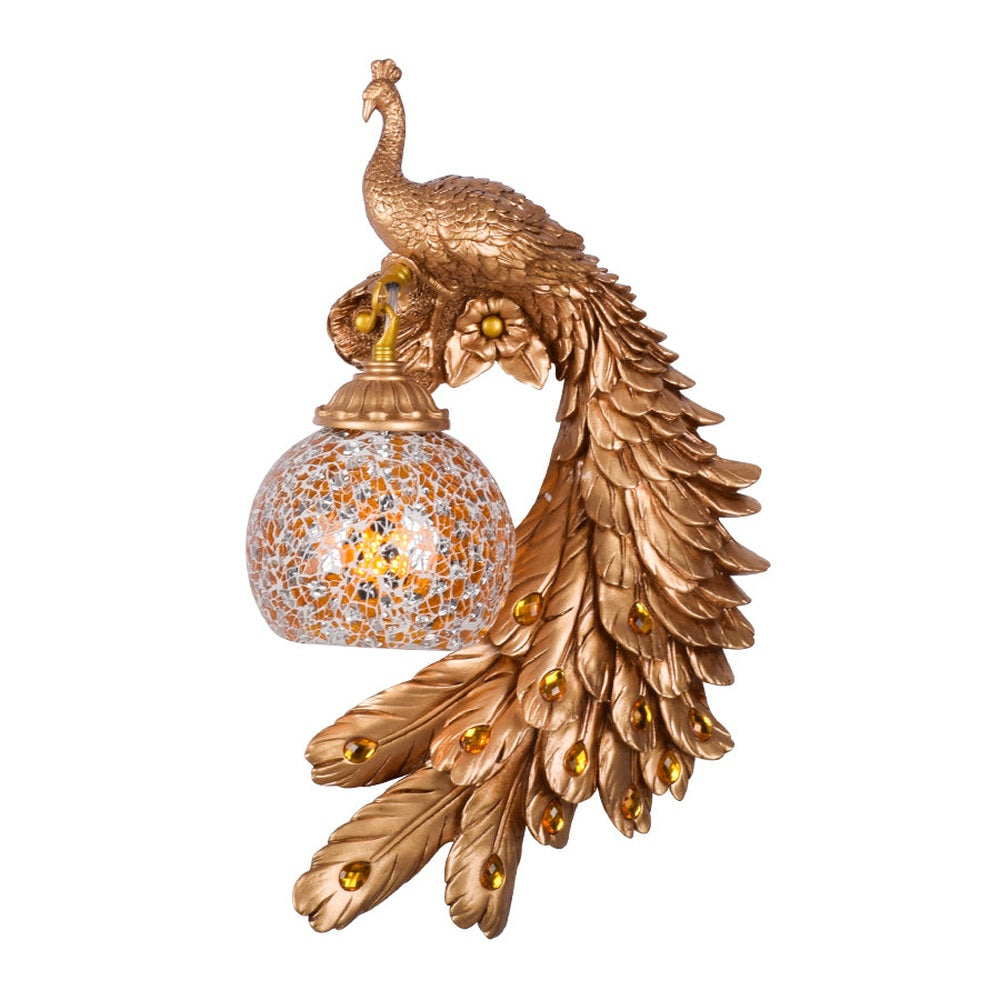 Peacock Wall Light (Left)