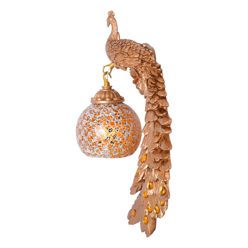 Peacock Wall Light (Left)