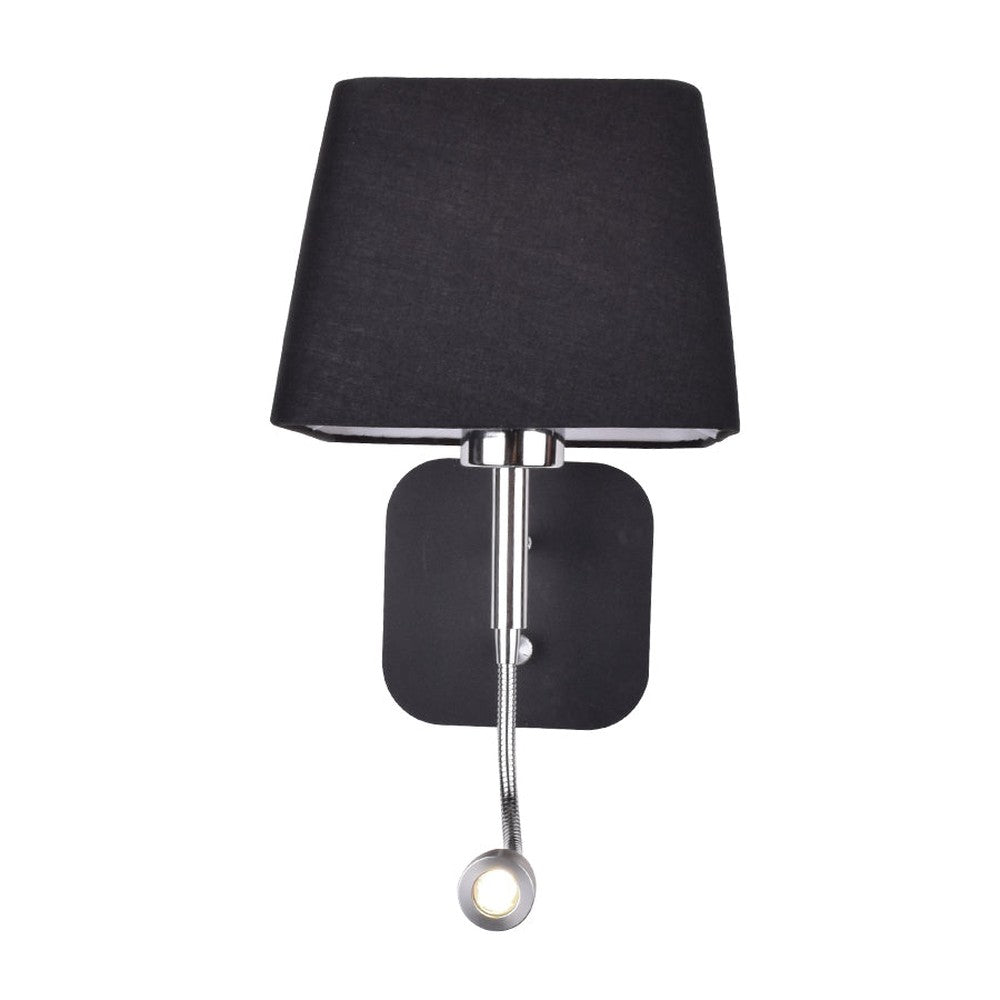 Chrome and Shadow Wall Light