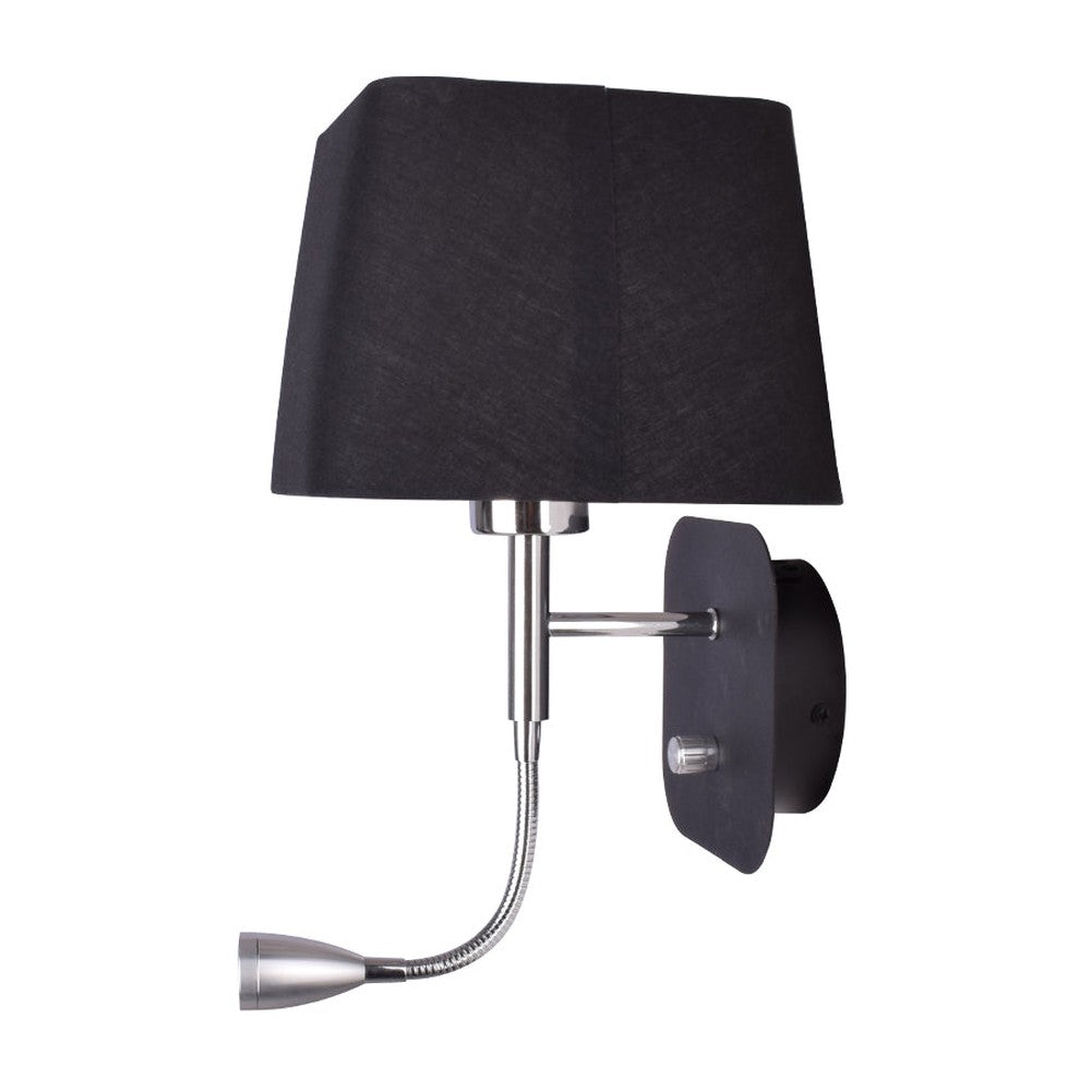 Chrome and Shadow Wall Light