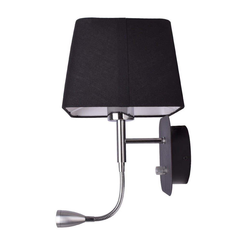 Chrome and Shadow Wall Light