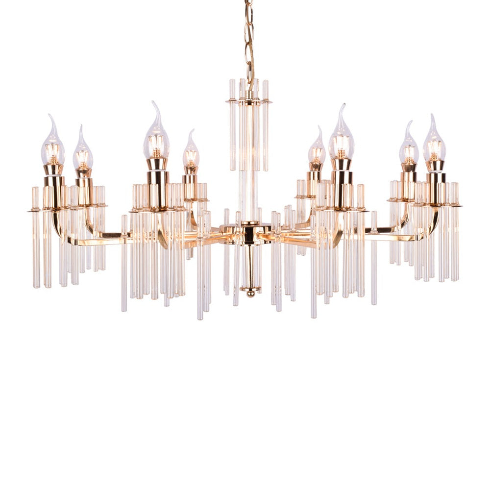 Icicle Chandelier 8 Arms (Gold)