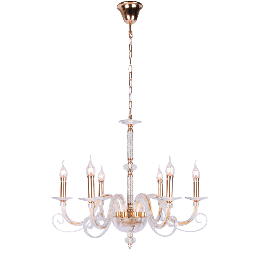 Aria Chandelier 6 Arms (Gold)