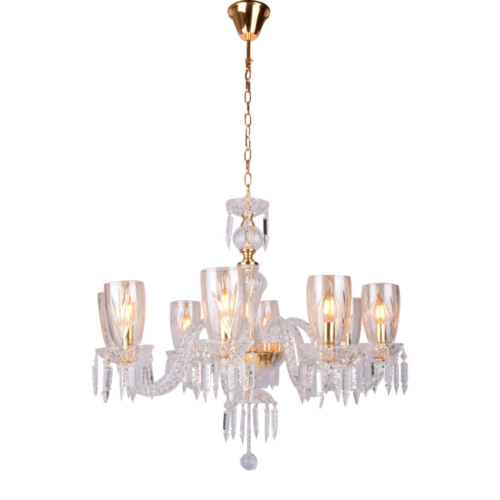 Crystal Chandelier - 8 Light
