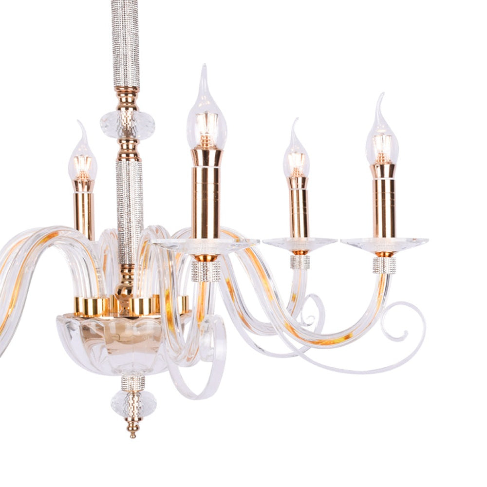 Aria Chandelier 6 Arms (Gold)
