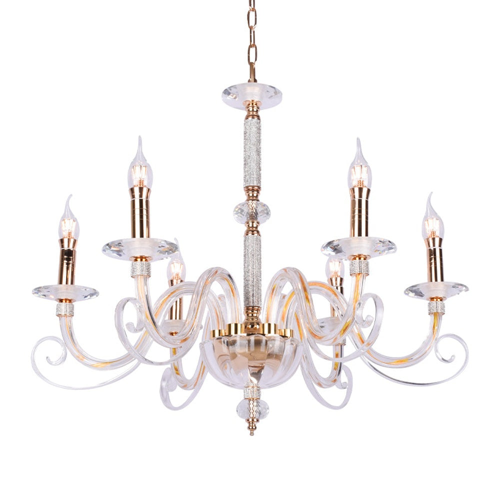 Aria Chandelier 6 Arms (Gold)
