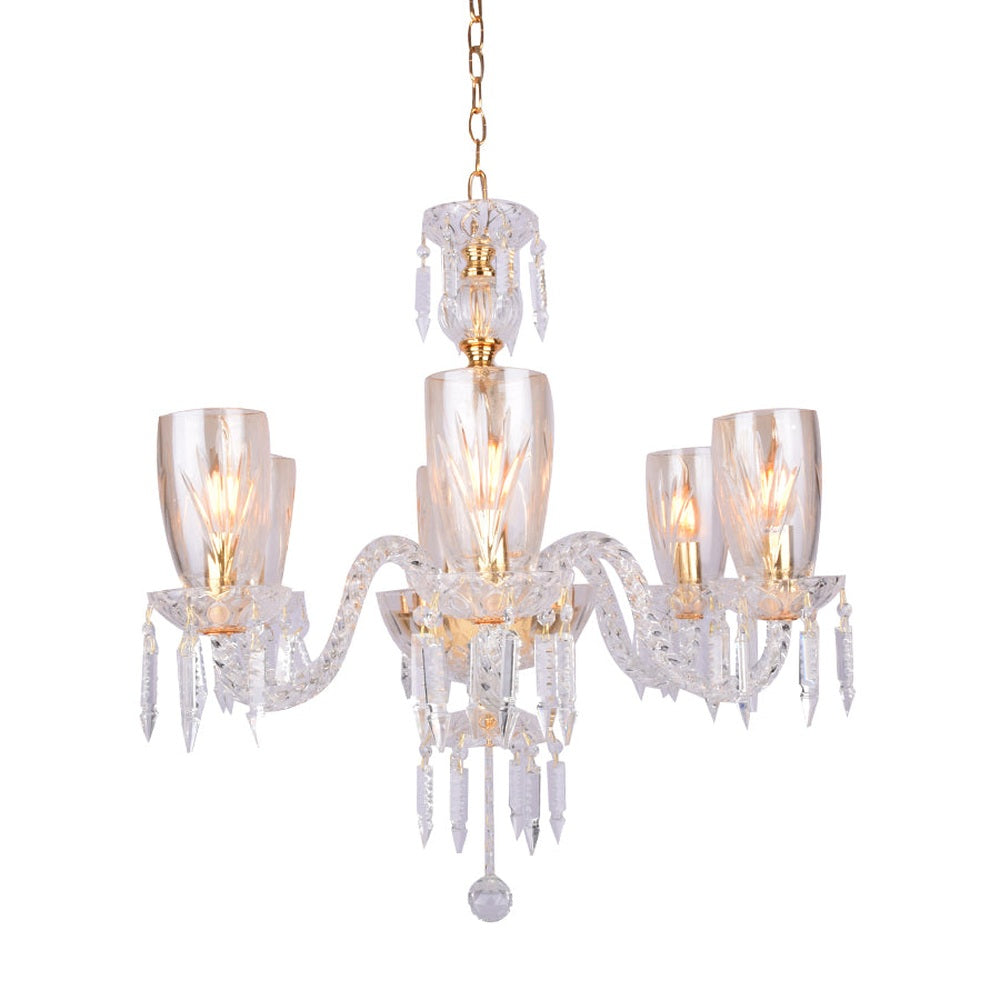 Crystal Chandelier - 6 Light