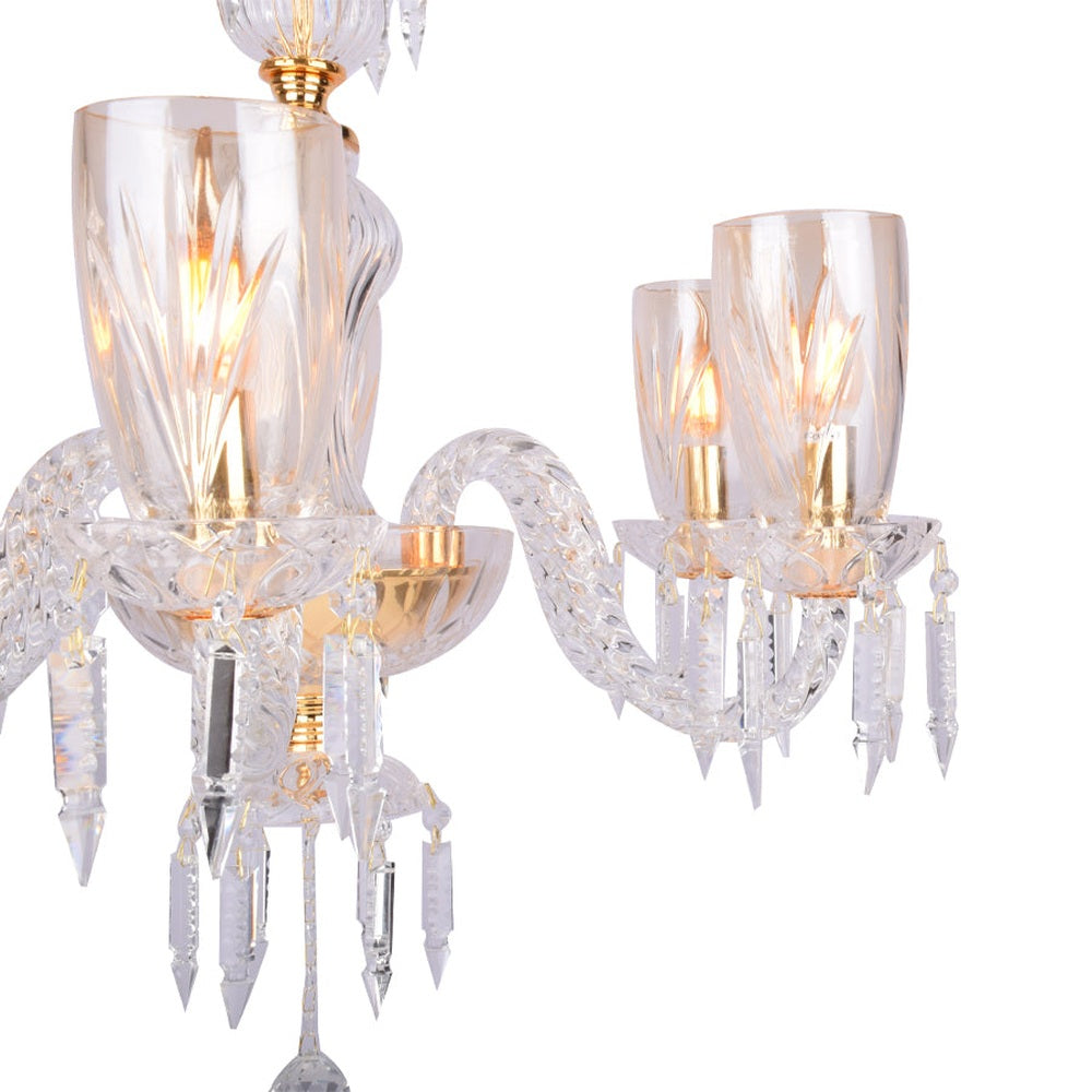 Crystal Chandelier - 6 Light