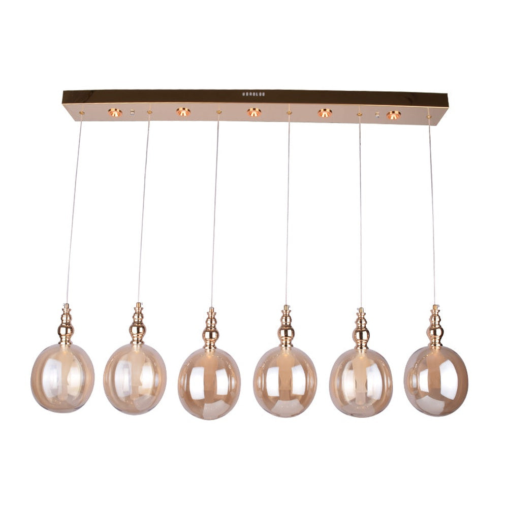 6 Glass Hanging Light