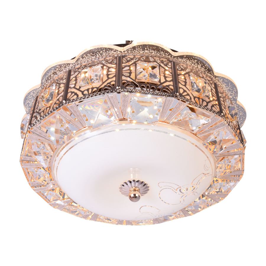 Crystal Ceiling Light With 3 Colour LED-Starry Night