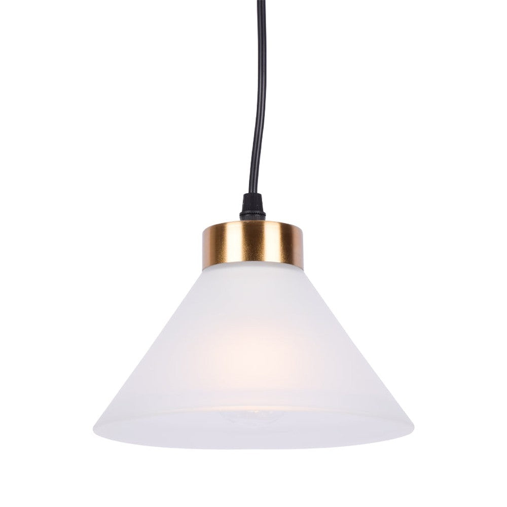 Small White Beaker Pendant